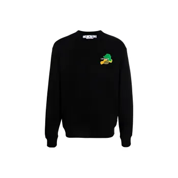 OFF WHITE Brush Arrows Skate Crewneck