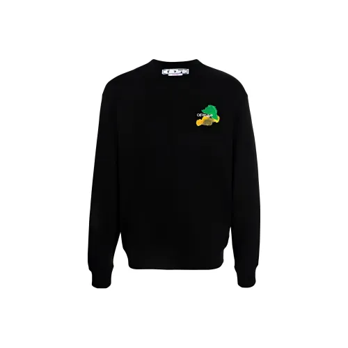 OFF WHITE Brush Arrows Skate Crewneck