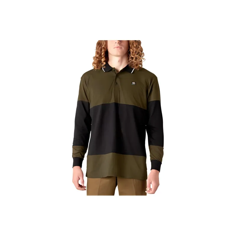 Dickies Polo Shirts Men Olive Green-0