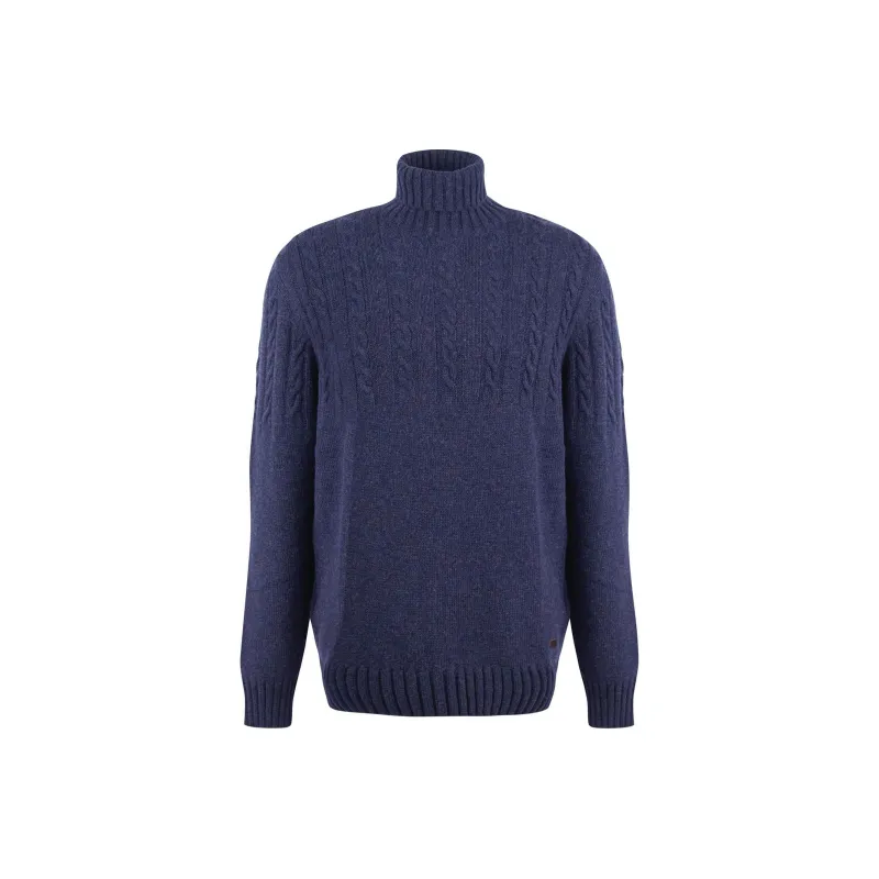 BARBOUR FW24 Knitwear Men's Dark Color Denim-0