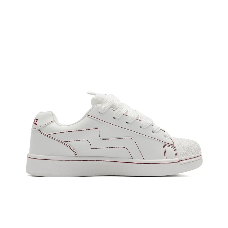 Circle Small Coverage Abrasion Resistant Lightweight Low Top Skateboard Shoes Unisex-13