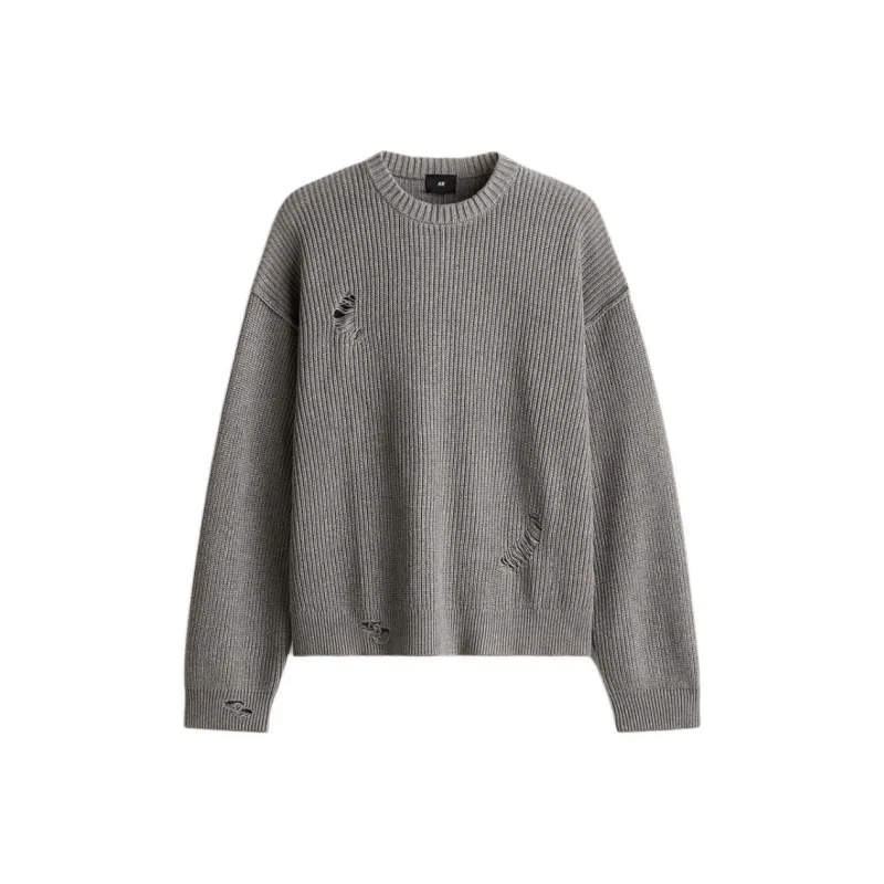H&M Knitwear Men Gray-0