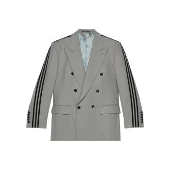 Adidas X GUCCI Jackets Men Gray