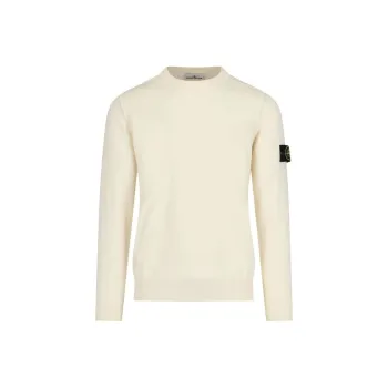 STONE ISLAND Compass Patch Crewneck Jumper