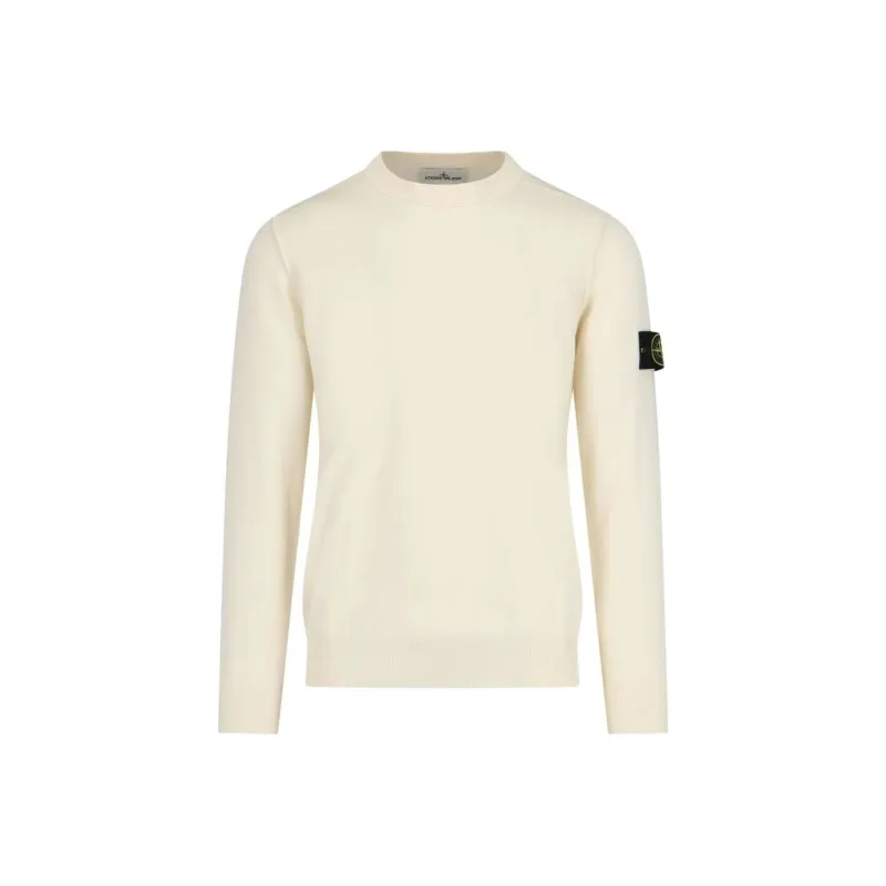 STONE ISLAND Compass Patch Crewneck Jumper-0
