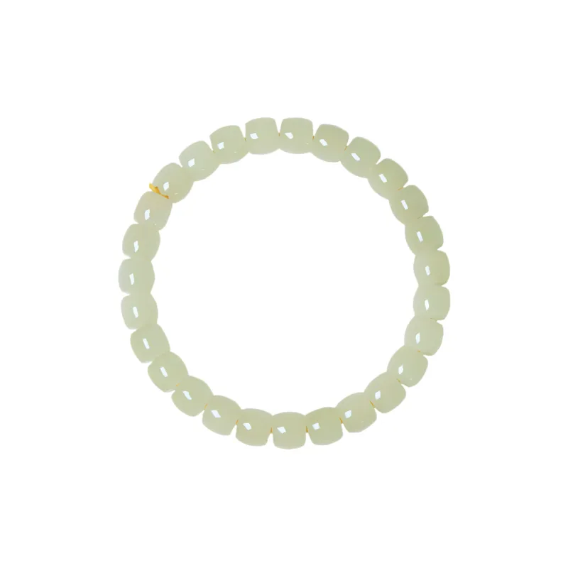 Ingenuity Hetian Jade Bracelets Yellow Jade Unisex-0