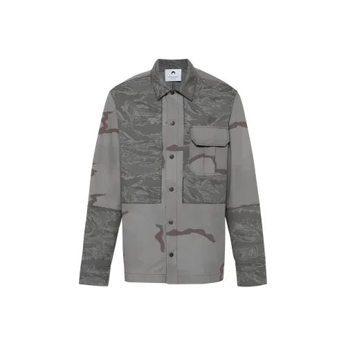 Marine Serre Rispstop Classic collar Shirt Jacket