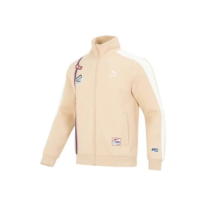 PUMA Team Badge Jacket Men's Khaki-0