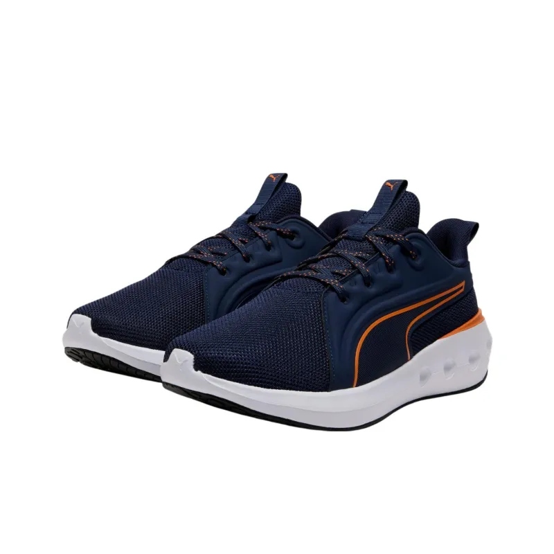 PUMA SOFTRIDE Carson Anti Slip Wear Resistant Low Top Casual Running Shoes Men's Blue Red-2