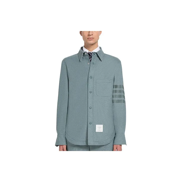 THOM BROWNE 4 Bar Shirt Jacket-0