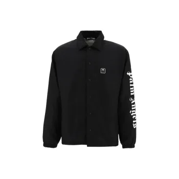 PALM ANGELS Jackets Men Black