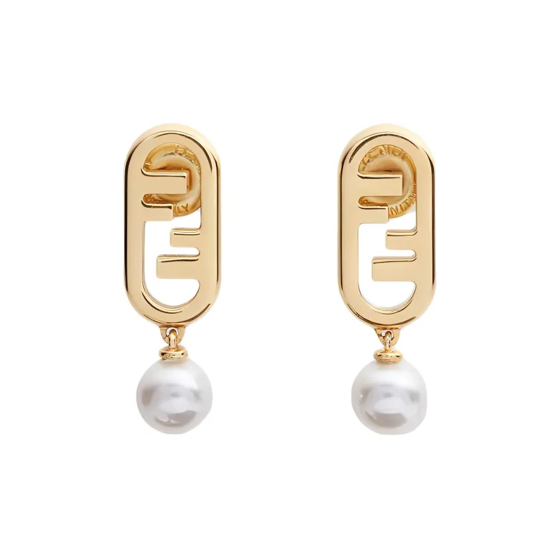 FENDI Earrings Women's Gold-0