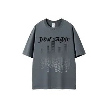 D&W T Shirts Unisex Dark Gray