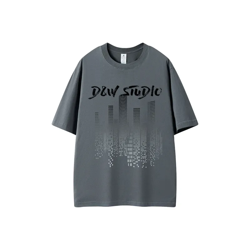 D&W T Shirts Unisex Dark Gray-0