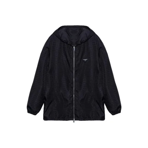PRADA FW22 Jackets Coats Men's Black
