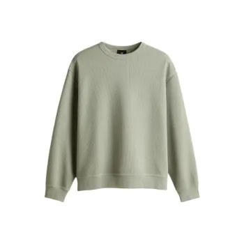 H&M Sweatshirt Men's Light Grass Green