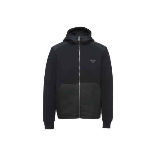 PRADA FW22 Jackets Coats Men's Black