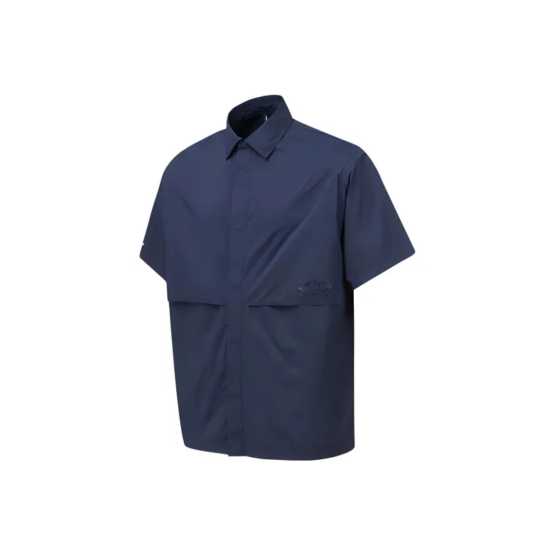 SALOMON Shirts Men Blue-2
