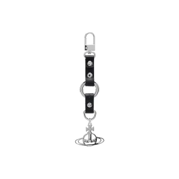 Vivienne Westwood Calfskin Keychains Women's Black
