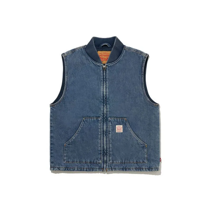 Levis Tank Tops Men Indigo-0