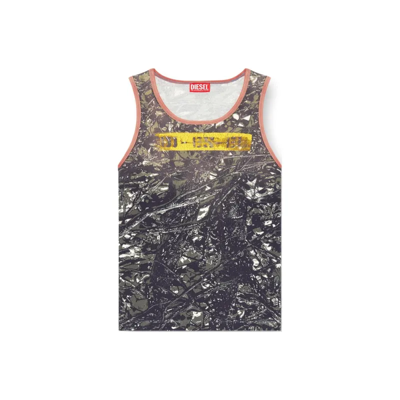 DIESEL T Lifty Camou Tank Top-0