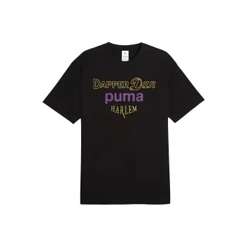 PUMA X DAPPER DAN Co branded Series T Shirts Men Black