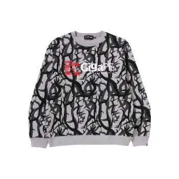A BATHING APE X Neighborhood Trial Camo Gigape Crewneck
