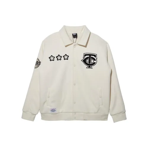 New Era Jackets Men Ivory White