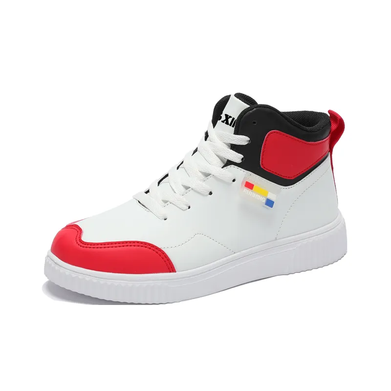 Singing Anti Slip And Wear Resistant Height Increasing High Top Skateboard Shoes Unisex-2