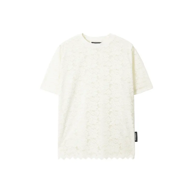 UNVESNO T Shirts Unisex Honey White-0