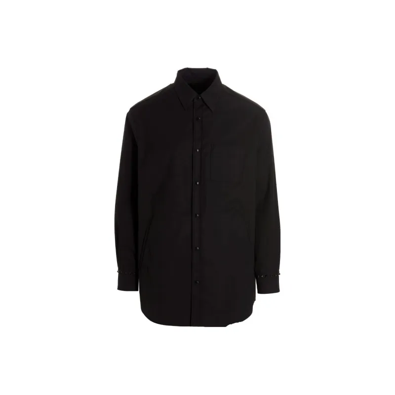 Valentino Collared Button Up Shirt-0