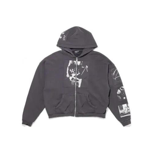 ENFANTS RICHES DEPRIMES Asphyxiation Assemblage Zip Hoodie