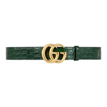 GUCCI Minimalist Casual Smooth Buckle Men's Width: 4cm