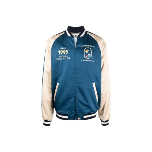 A BATHING APE Bape Jackets Men Blue