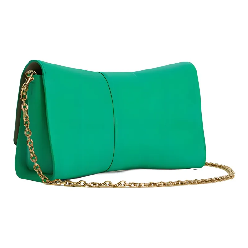 Furla Metropolis Collection Leather Handbag Shoulder Bag Women's Green-2