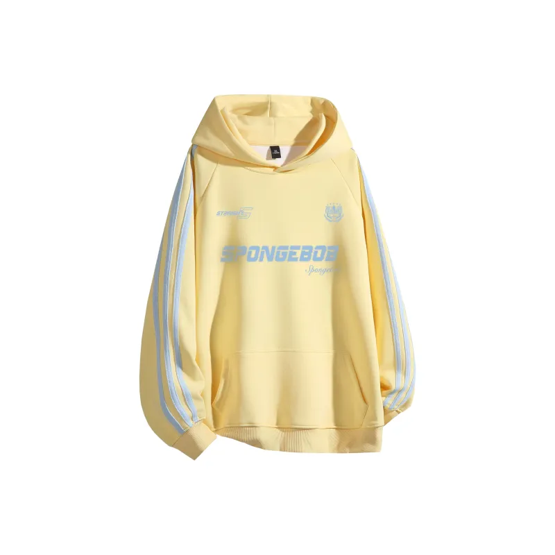 SPONGEBOB SQUAREPANTS Sweatshirt Unisex Navy Blue & Yellow Stripes-10
