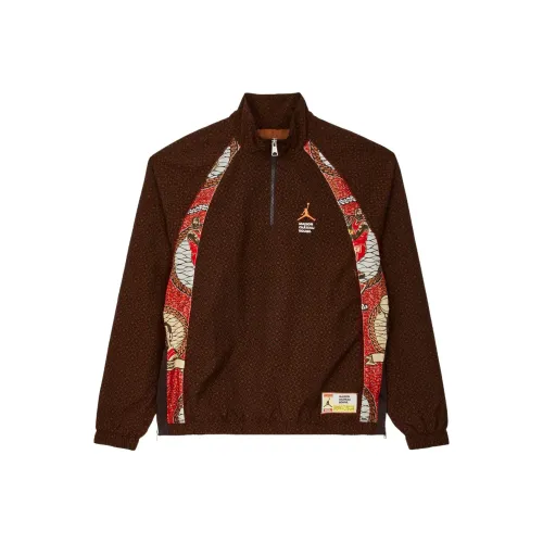 JORDAN X Maison Chateau Rouge Association Jackets Men Light Yellow Umber