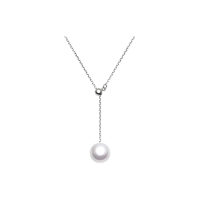 TASAKI 18K White Gold Necklaces Women's Silver-0