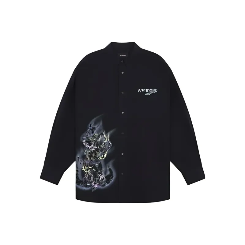 WE11DONE Washed Cotton Shirt-0