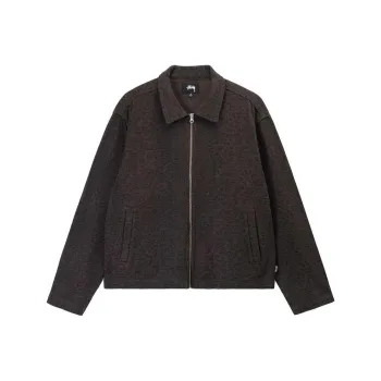 Stussy Leopard Mesh Zip Jacket