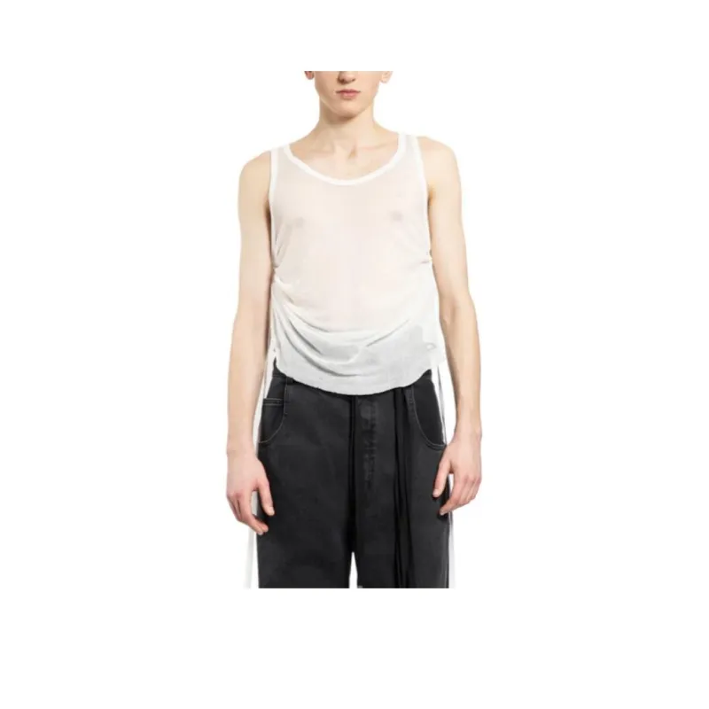 Ann Demeulemeester Tank Top Men's White-0
