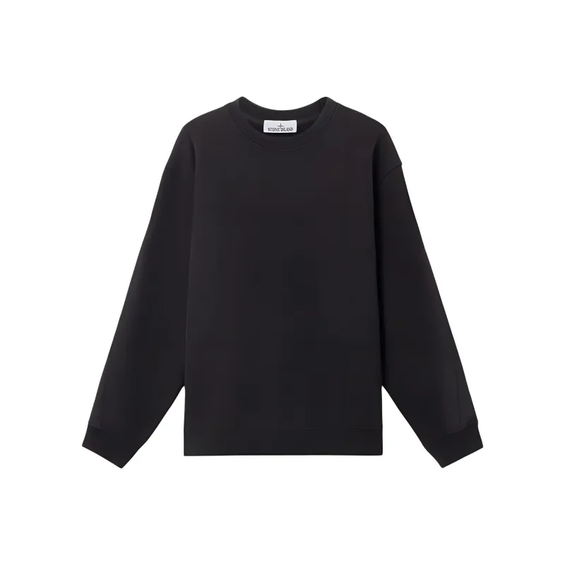 STONE ISLAND Logo Embroidered Crewneck Sweatshirt-0