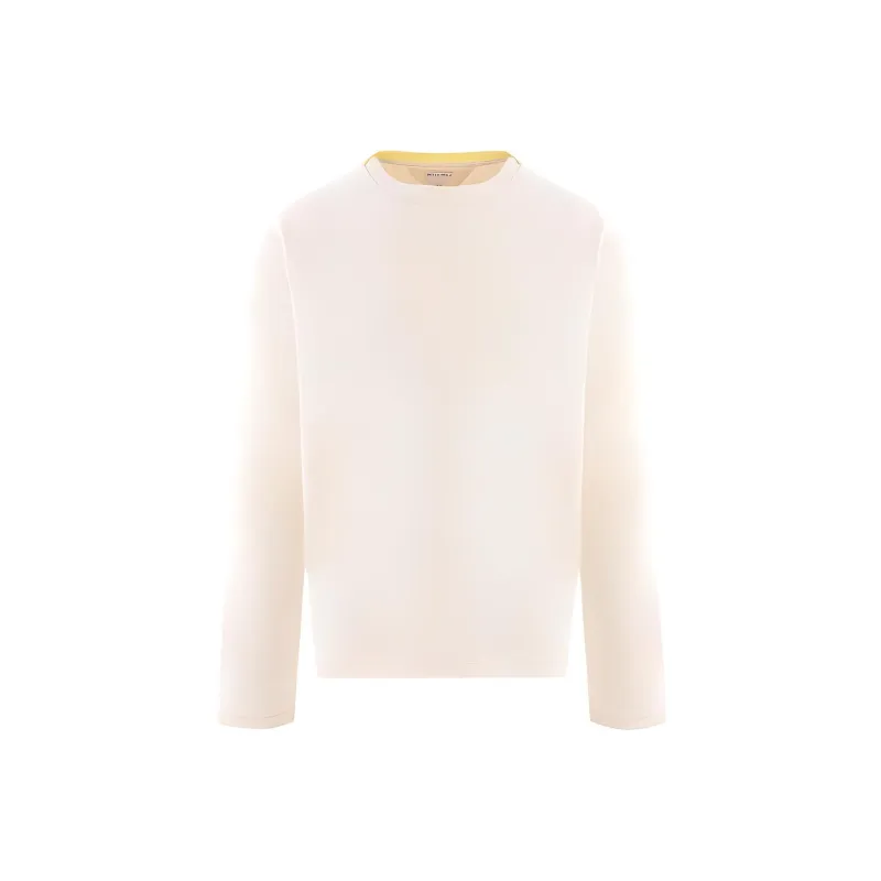 Bottega Veneta Fluid Jersey T Shirt T Shirt Men's Ivory White-0