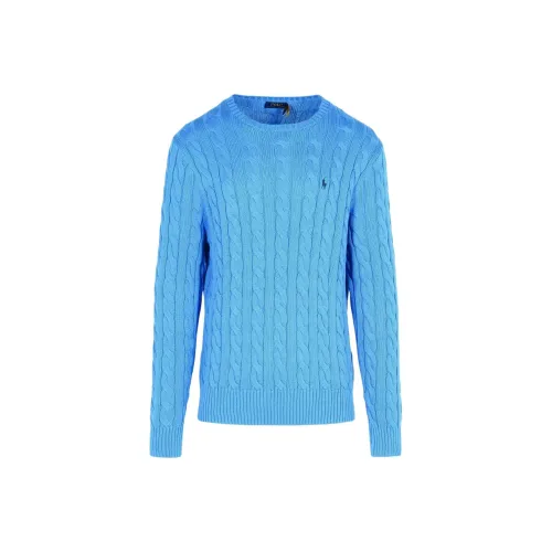 Polo Ralph Lauren Logo Embroidered Cable Knit Jumper