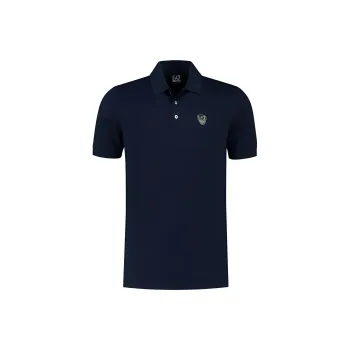 EMPORIO ARMANI EA7 SS22 Polo Shirt Men's Navy Blue