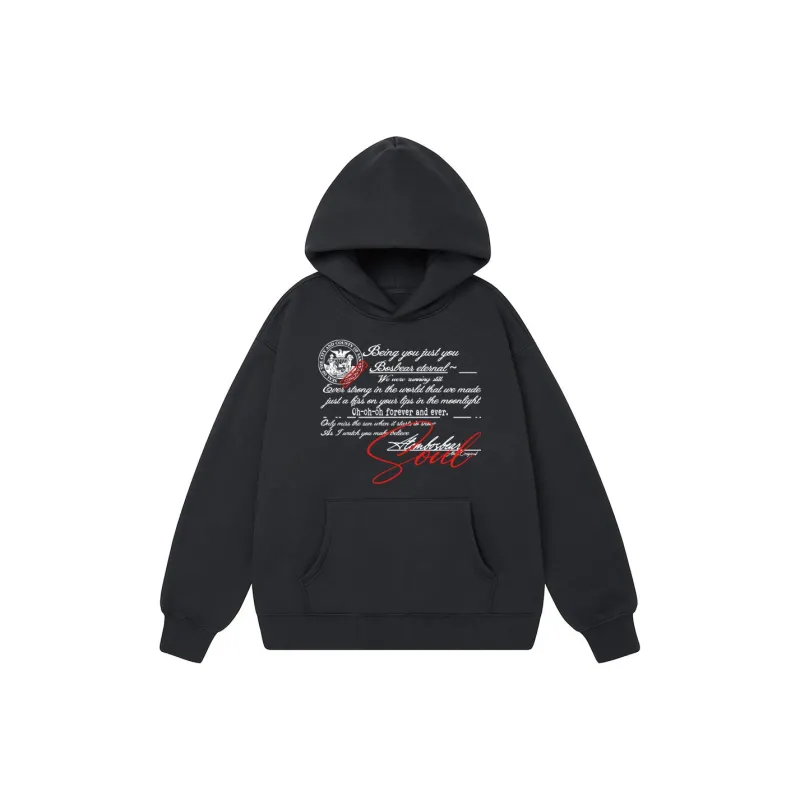 BOS BEAR Sweatshirt Unisex White Black-5