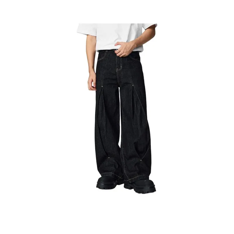 PANDA ADEVIL Jeans Unisex Black-1