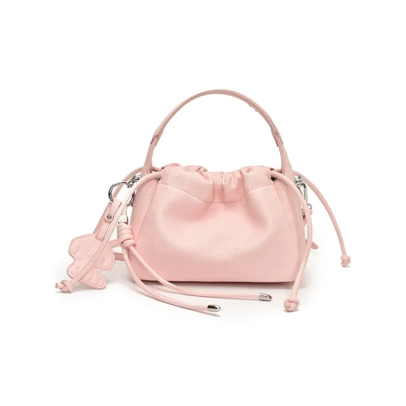 Yalu PU Handbag Regular Women's Black/Yellow/Pink/Light Blue/Ecru-15