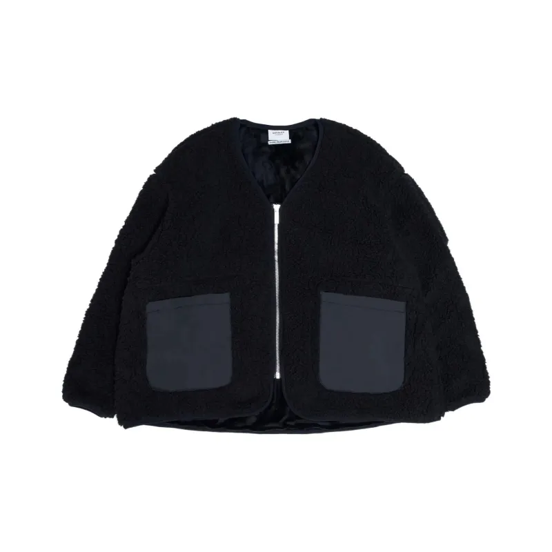 Bape Black Logo Zip Up Fleece Jacket-0