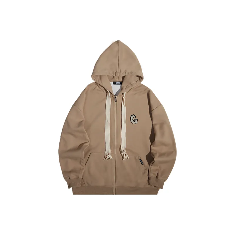 GXXX Hooded Cardigan Sweatshirts Unisex-2